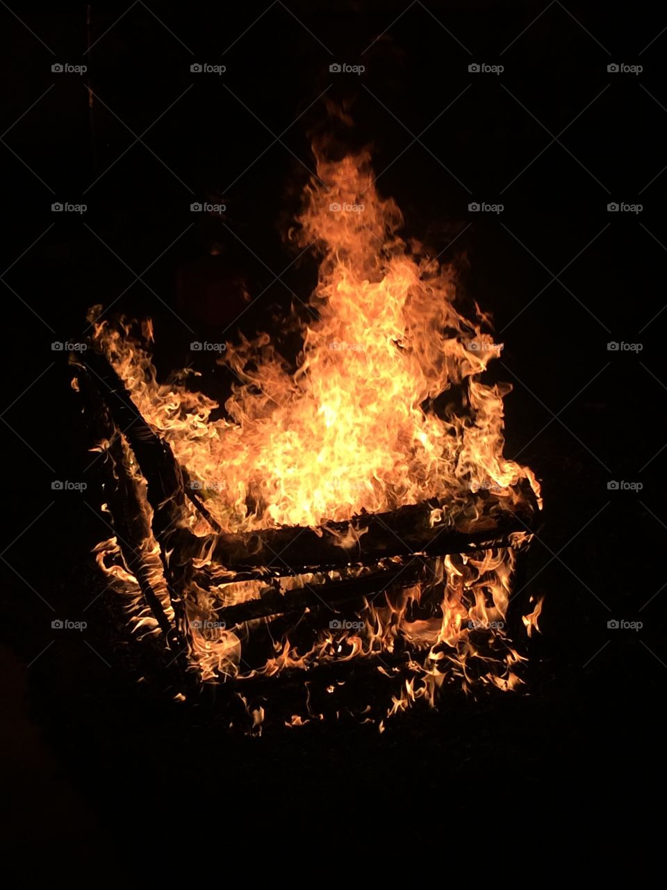 This was a great photo that was taken at an album release party for a local rock band. “Bon-Fire Burn”.