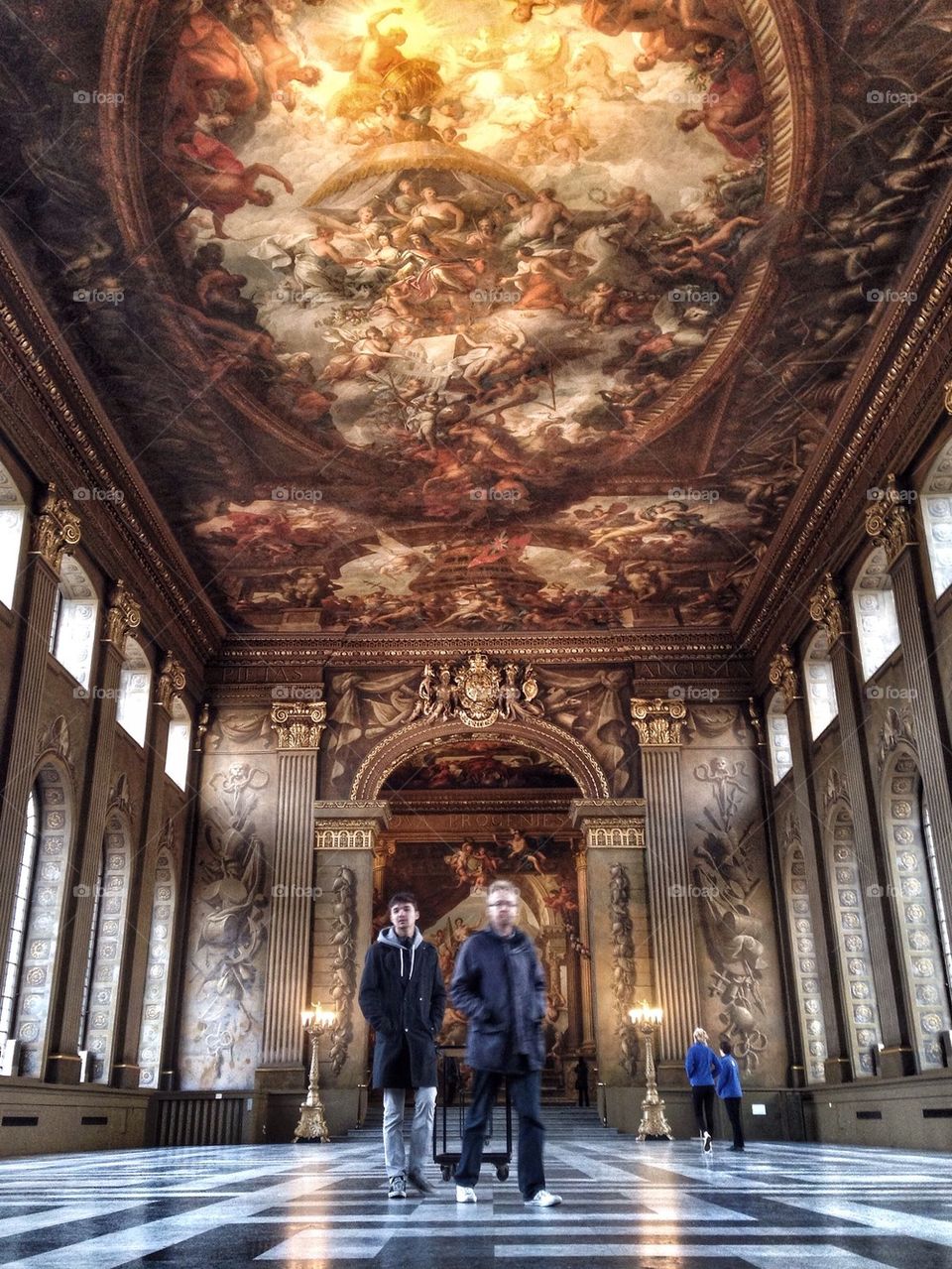 london architecture painted hall interior by lateproject