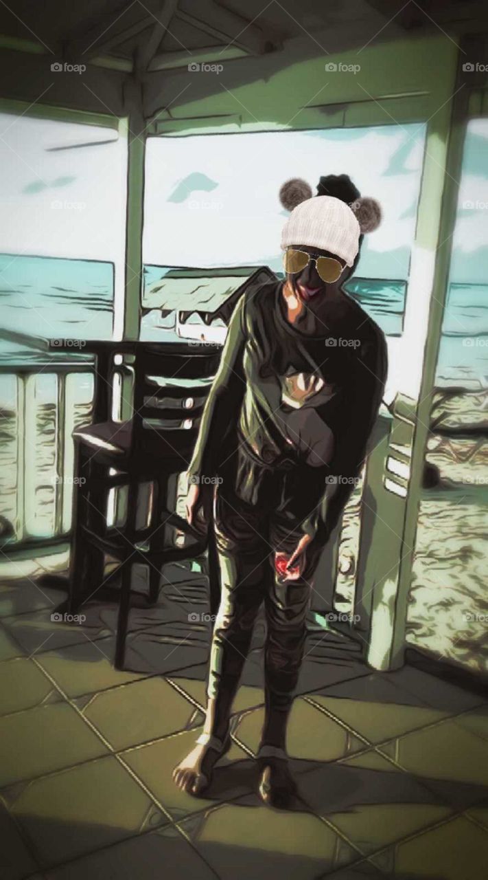 I love to take pictures and send them to the people I love and appreciate in my life.