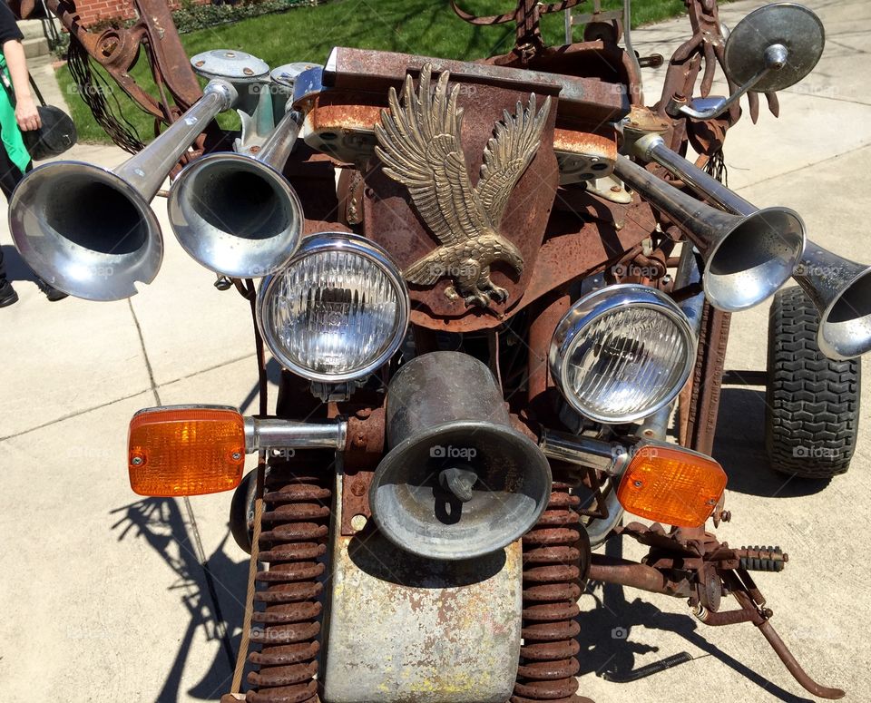 Rusty Motorcycle 