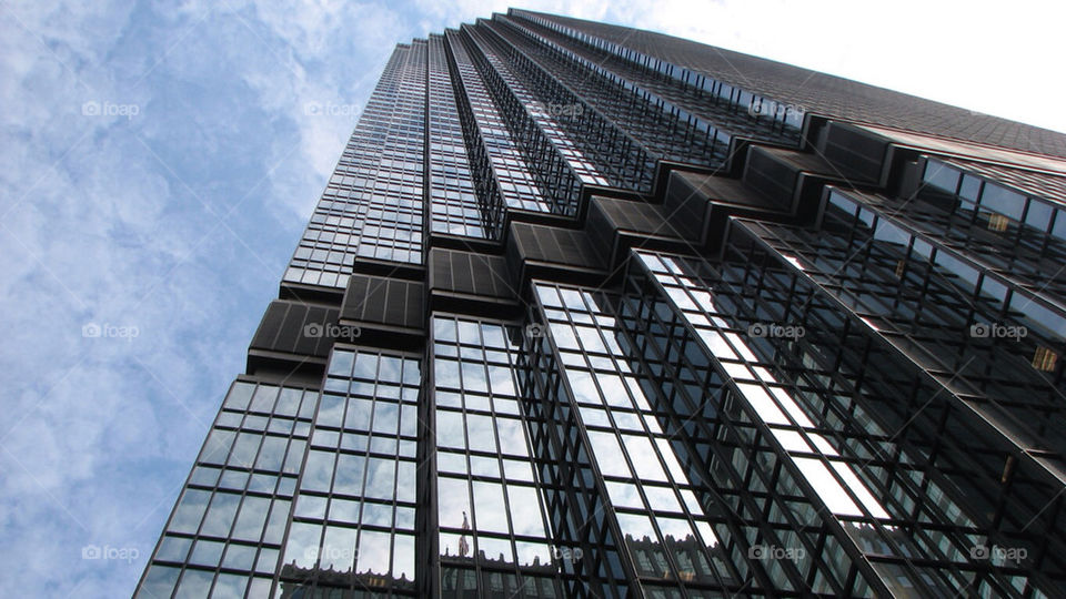 glass windows skyscraper building by saskins
