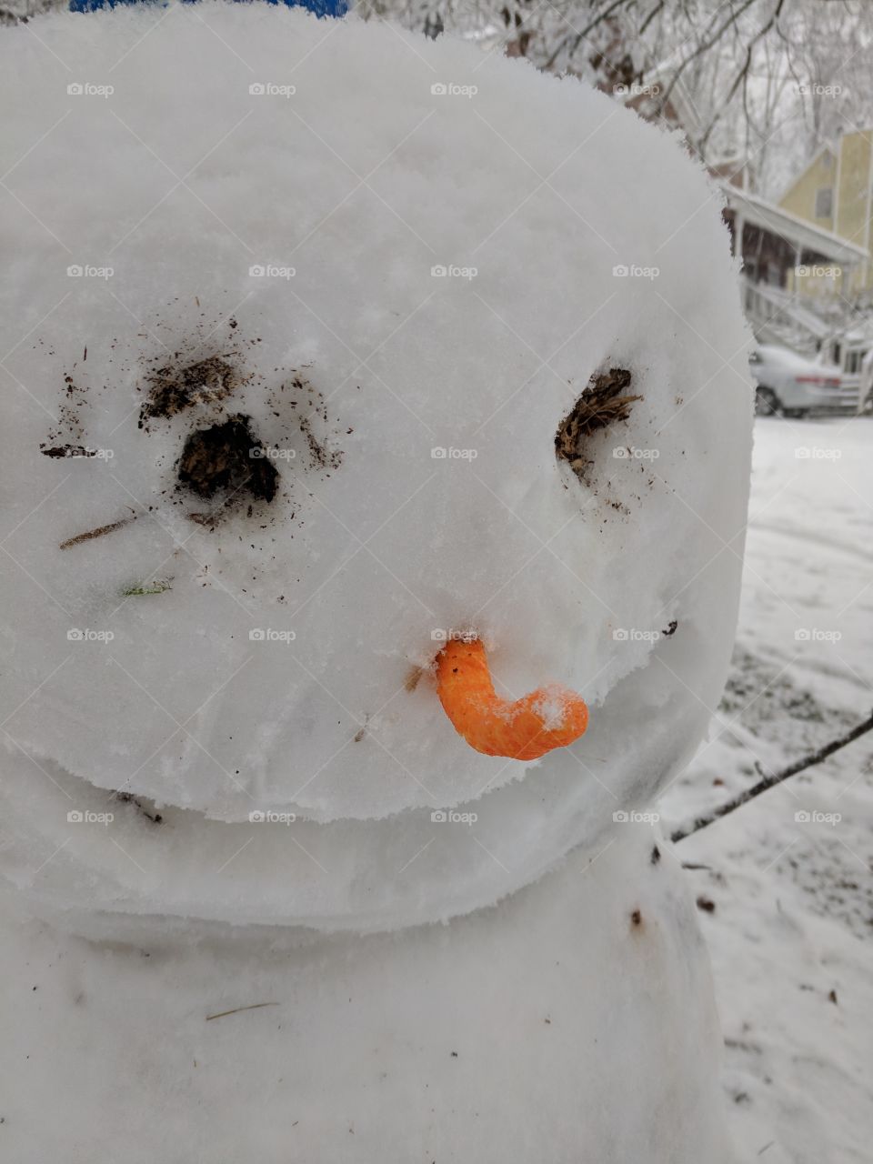 Snowman in the City