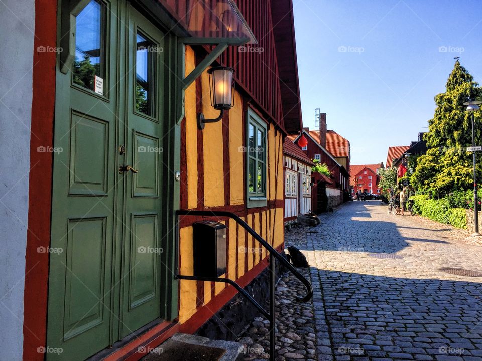 Old village houses