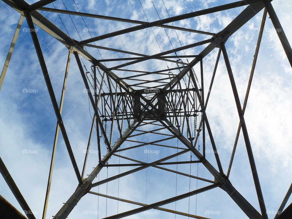 electricity transmission. within overhead power transmission line