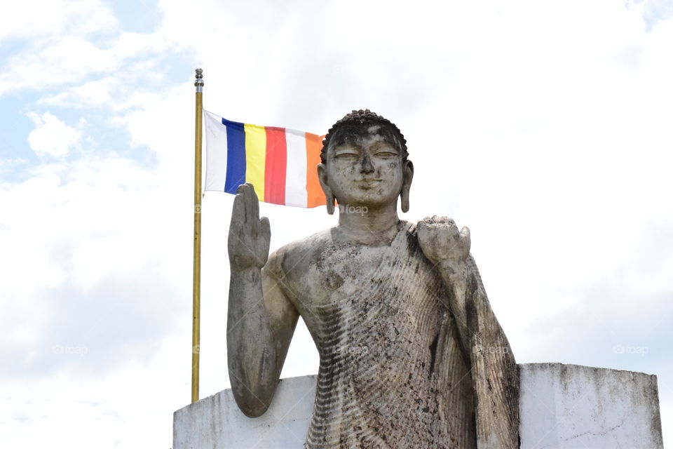 Faded Buddha Statue