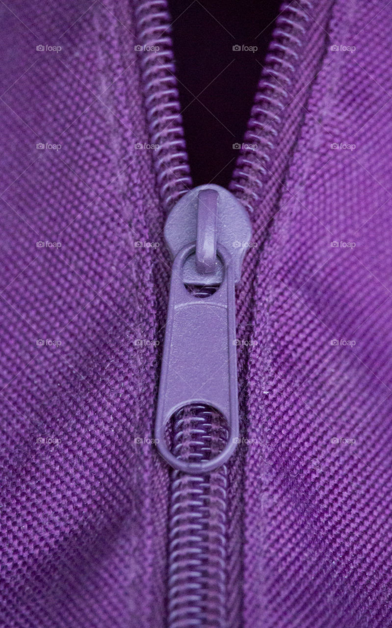 Purple zipper 