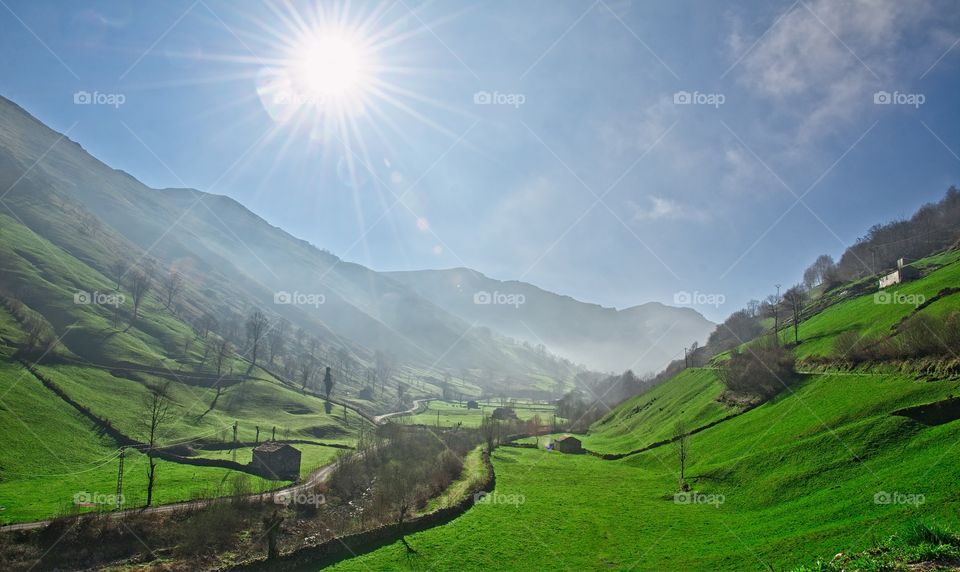 Morning view of mountain