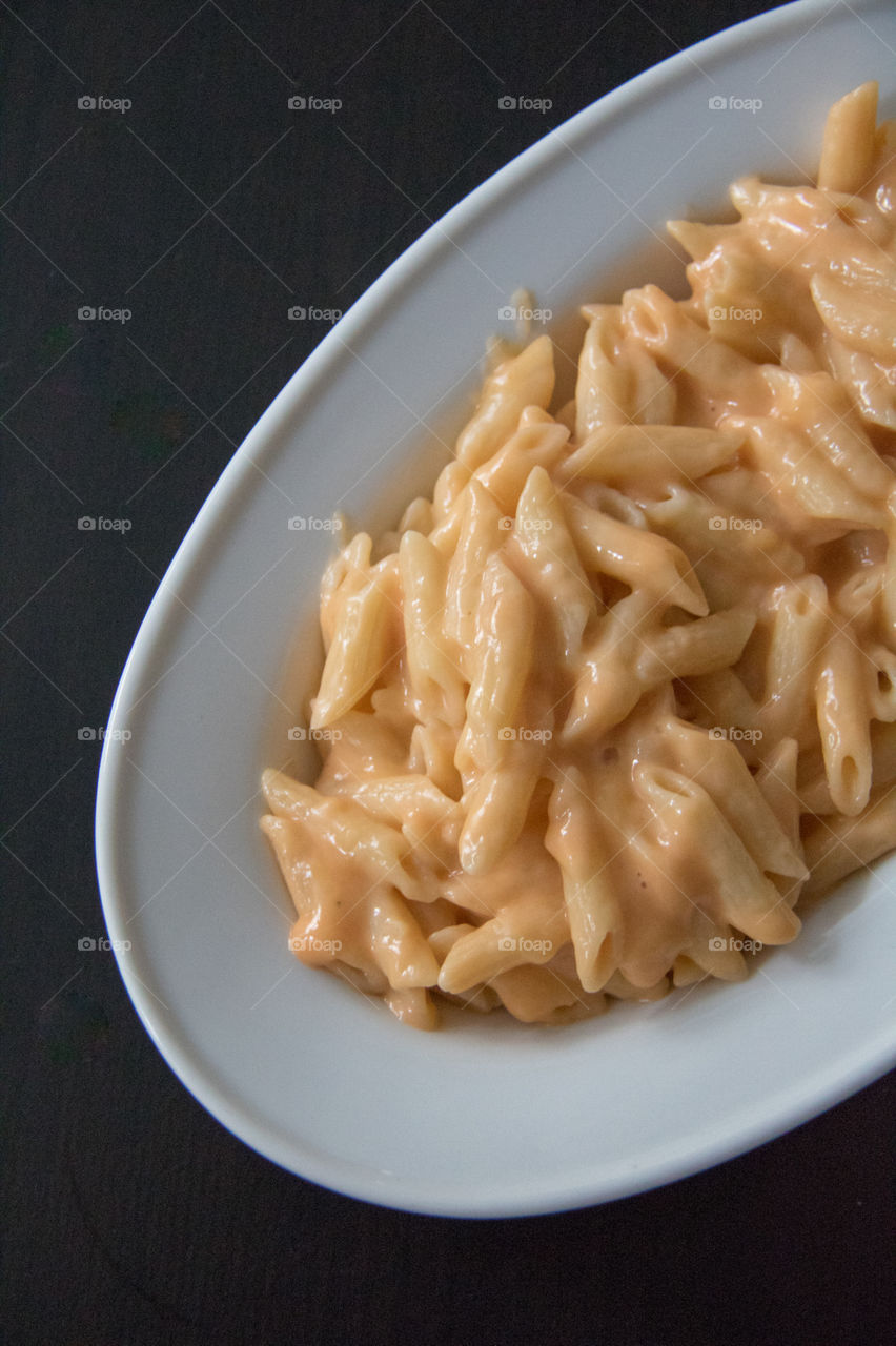 Mac and cheese comfort food 