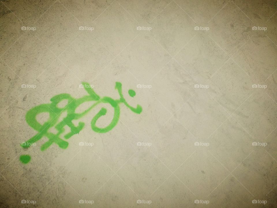 graffiti on the wall