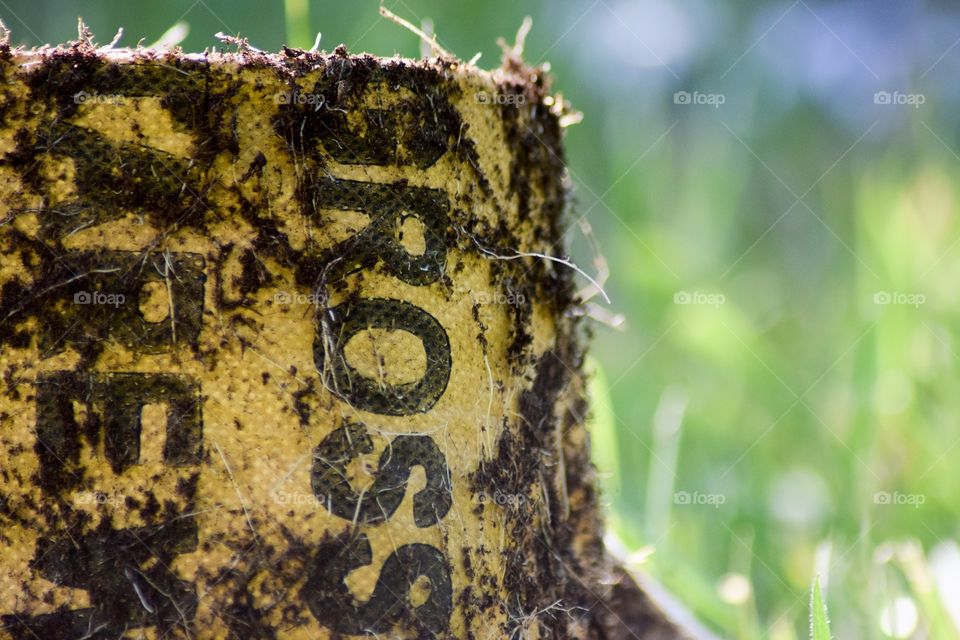 Potting soil bag