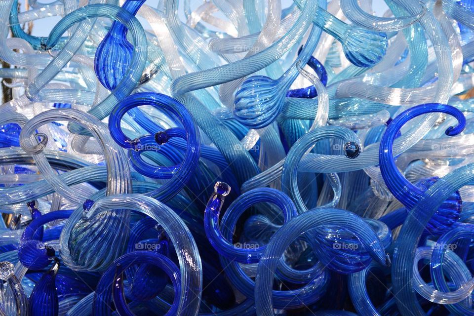 Chihuly blue