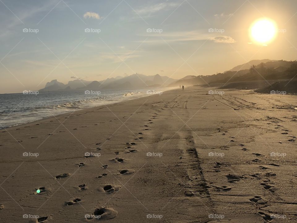 sunset in camboinhas beach 2