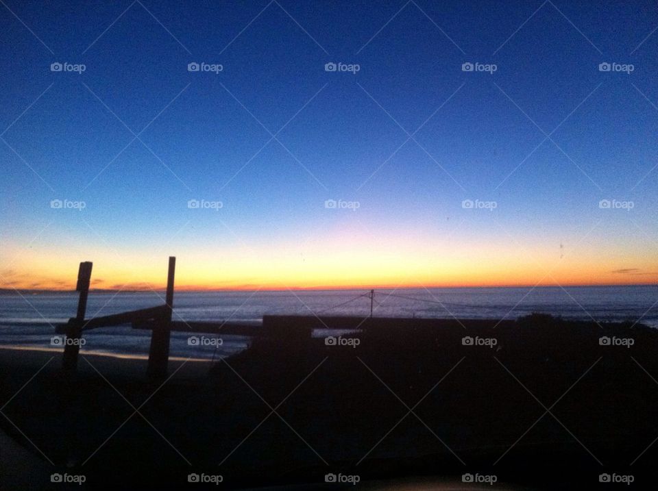 Sunset over Monterey 