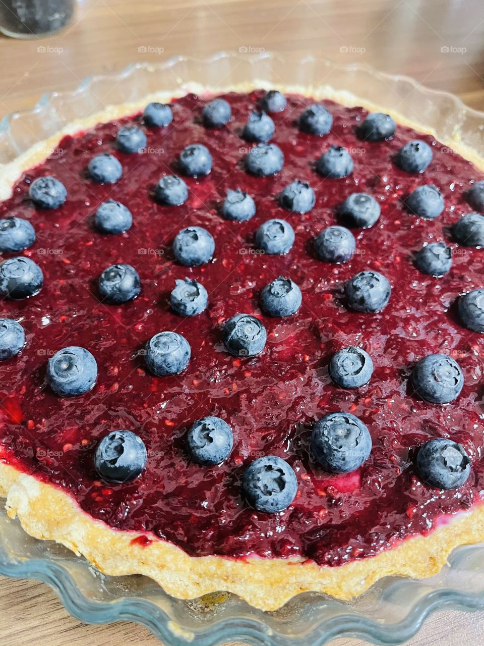 Blue berry tart