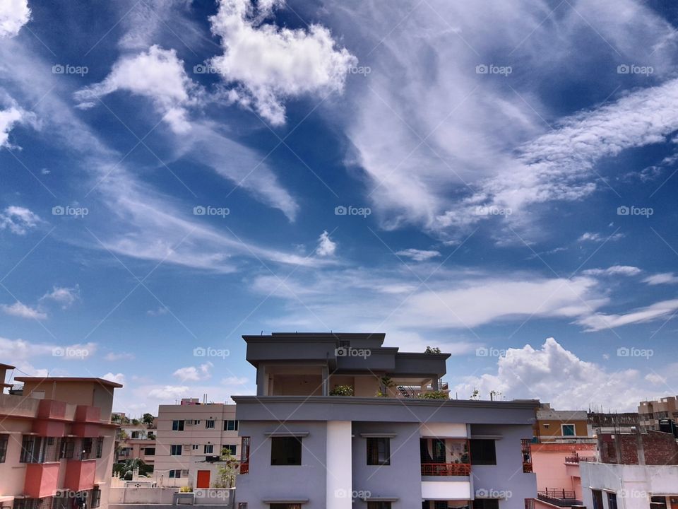 Summer sky, HDR, Dhaka city.