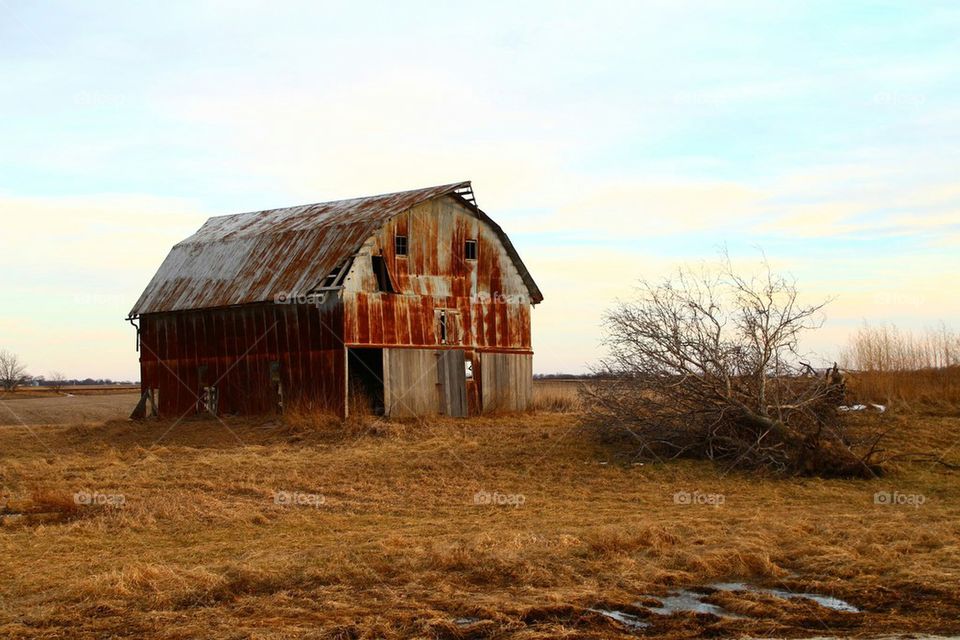 old rustic barn