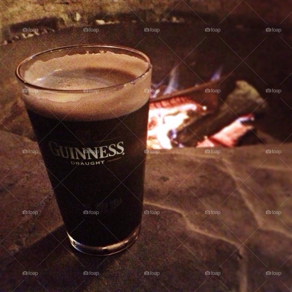 Beer by the Fire