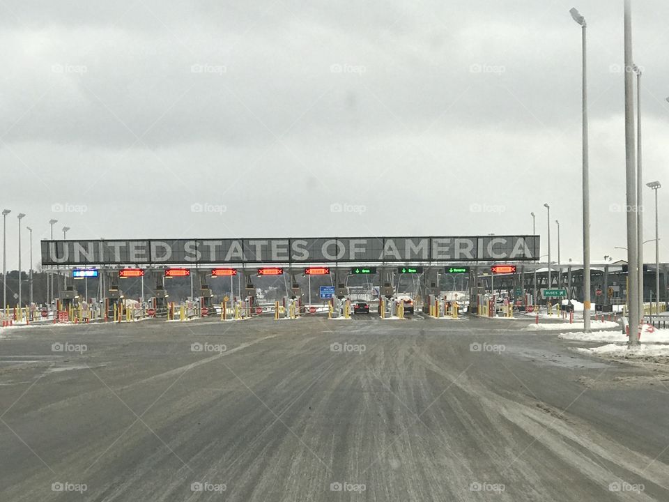 Border crossing from Canada 