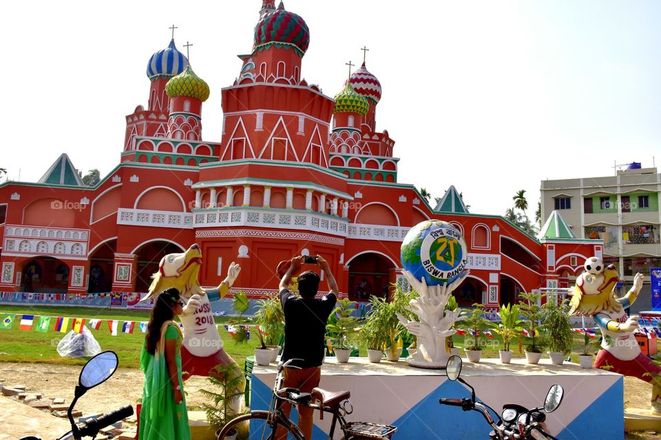 Barasat Kali puja pandal