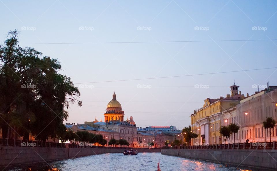 Saint-Petersburg At Night