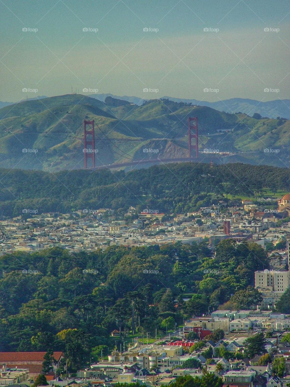 Golden Gate and city