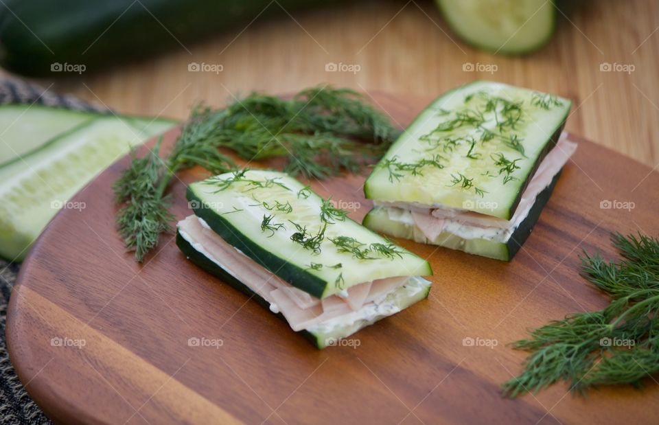 Cucumber Turkey Sandwich 