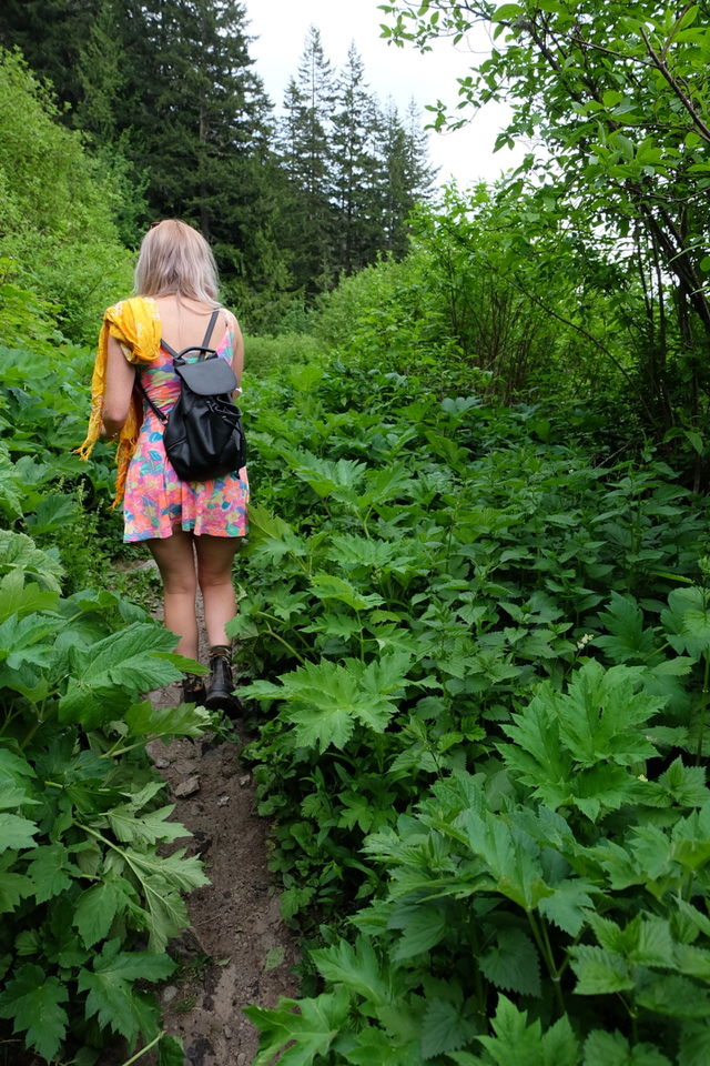 Spring hiking
