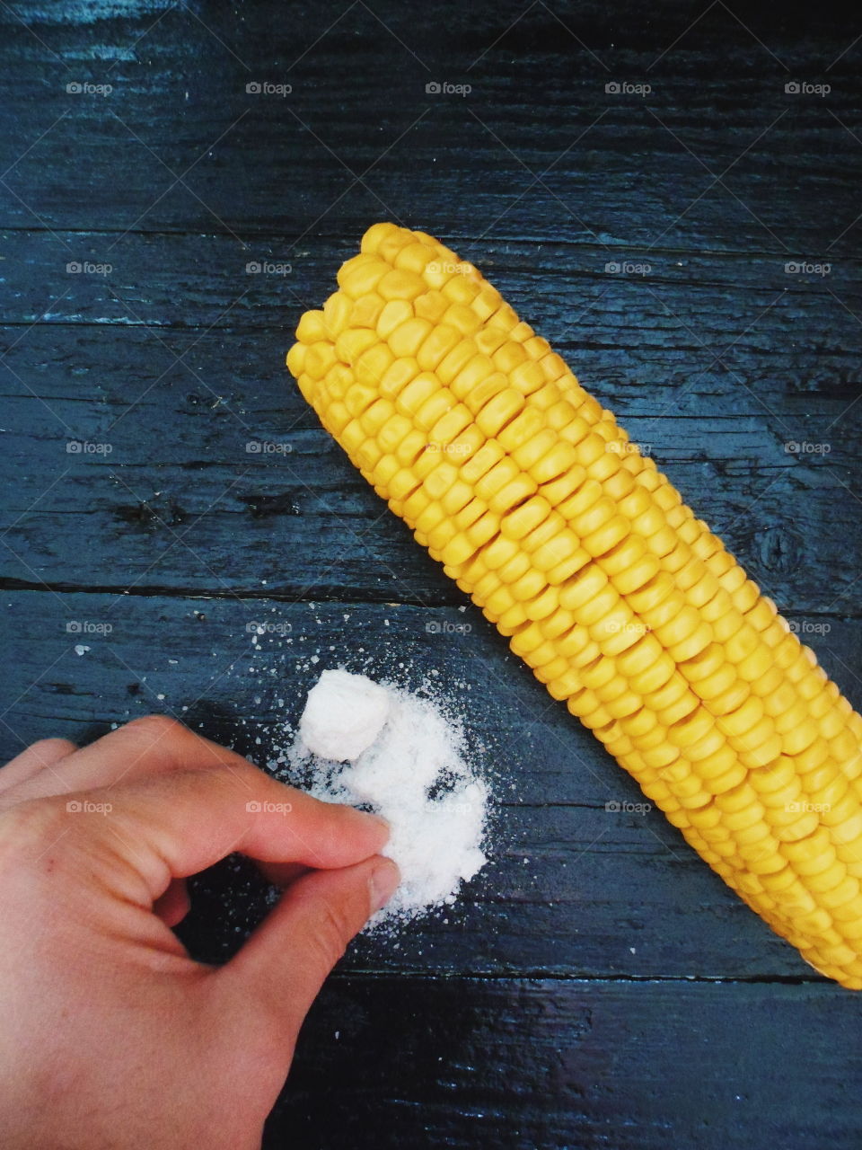 corn and salt delicious delicacy