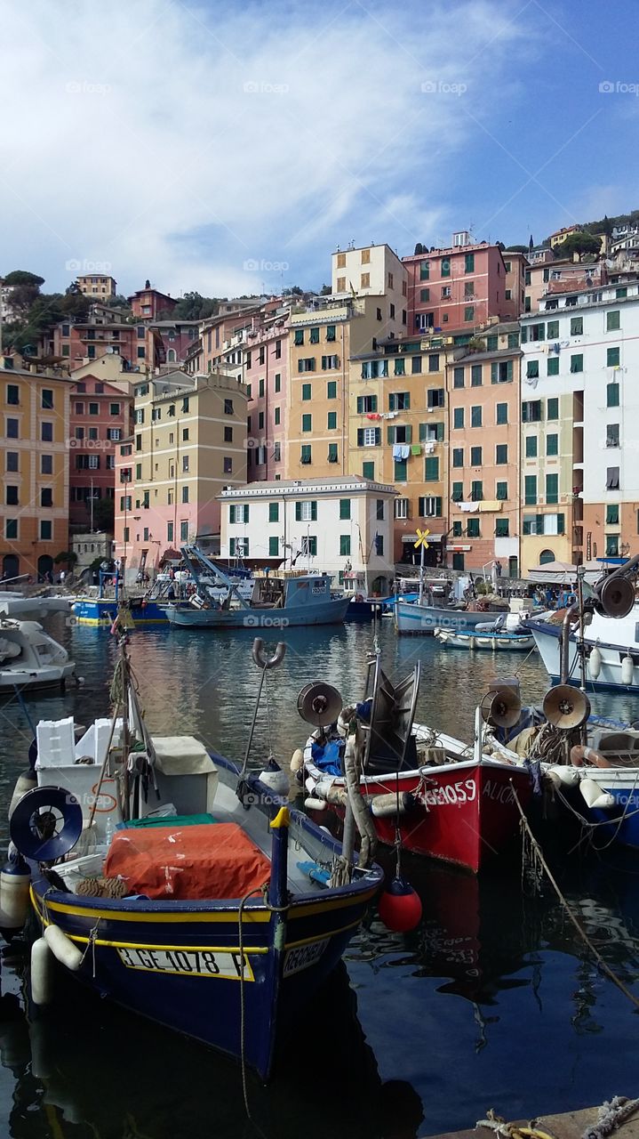 Camogli, colours, heights, beauty and relax