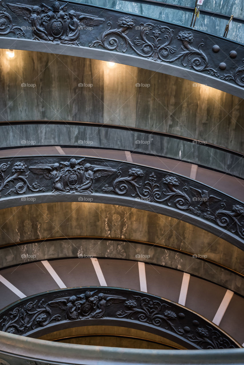 Spiral staircase of the Vatican