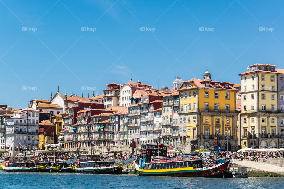 Rabelos at the river Douro, Porto, Portugal