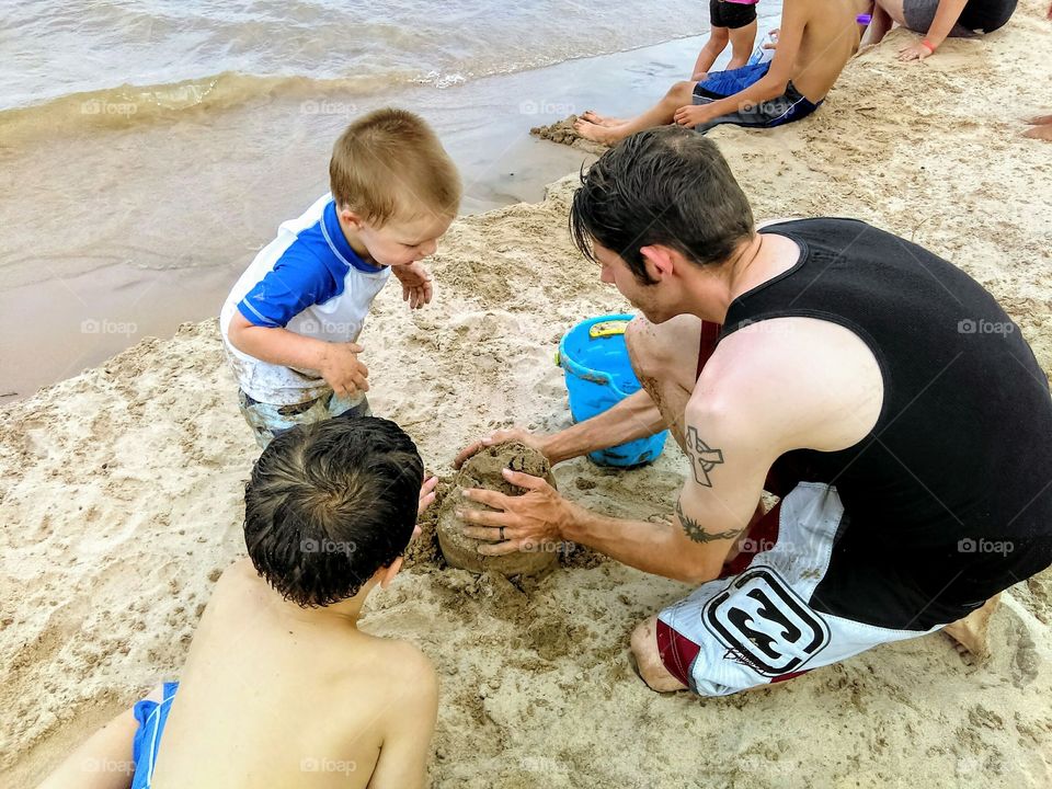 Building A Sand Castle