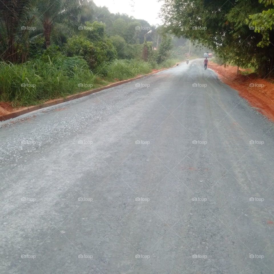 Road, Asphalt, Guidance, No Person, Straight