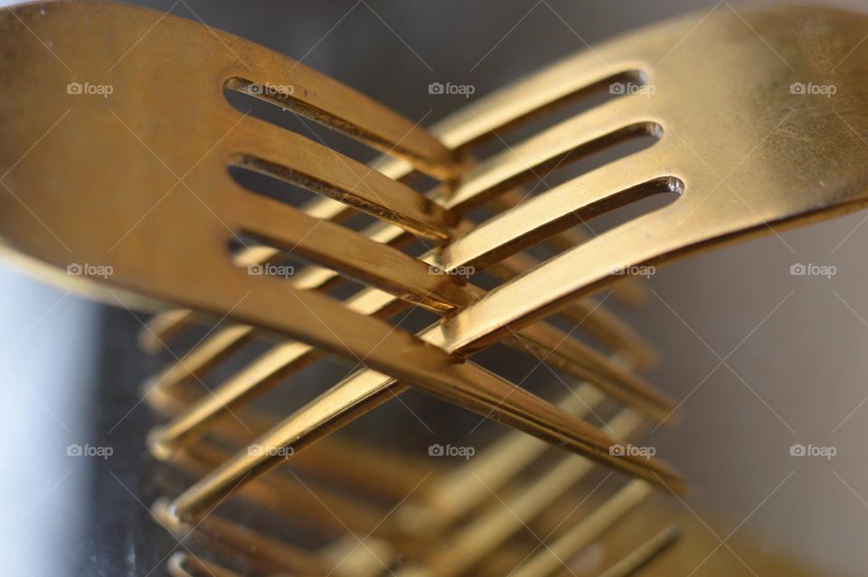 golden forks
