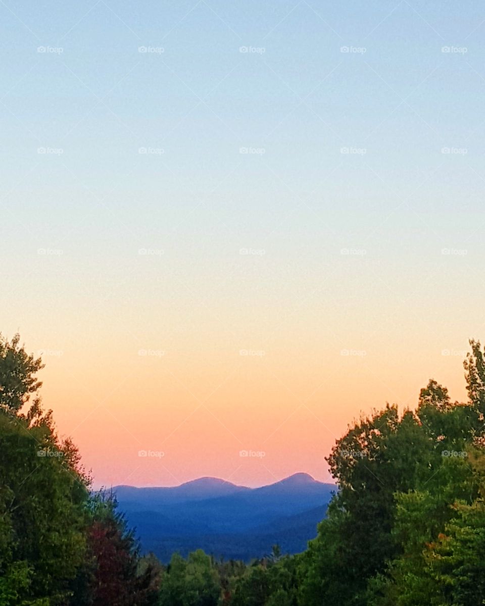 Adirondacks facing Eastward