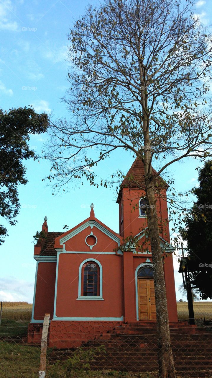 Rural church in Londrina - Brazil
