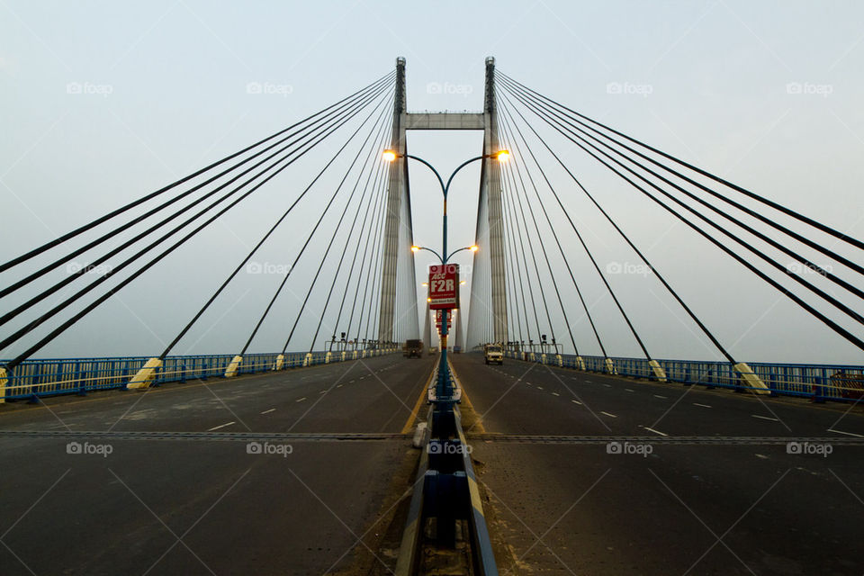 cars road bridge wide by hiplulu