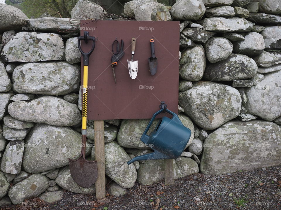 Gardeners tools. 