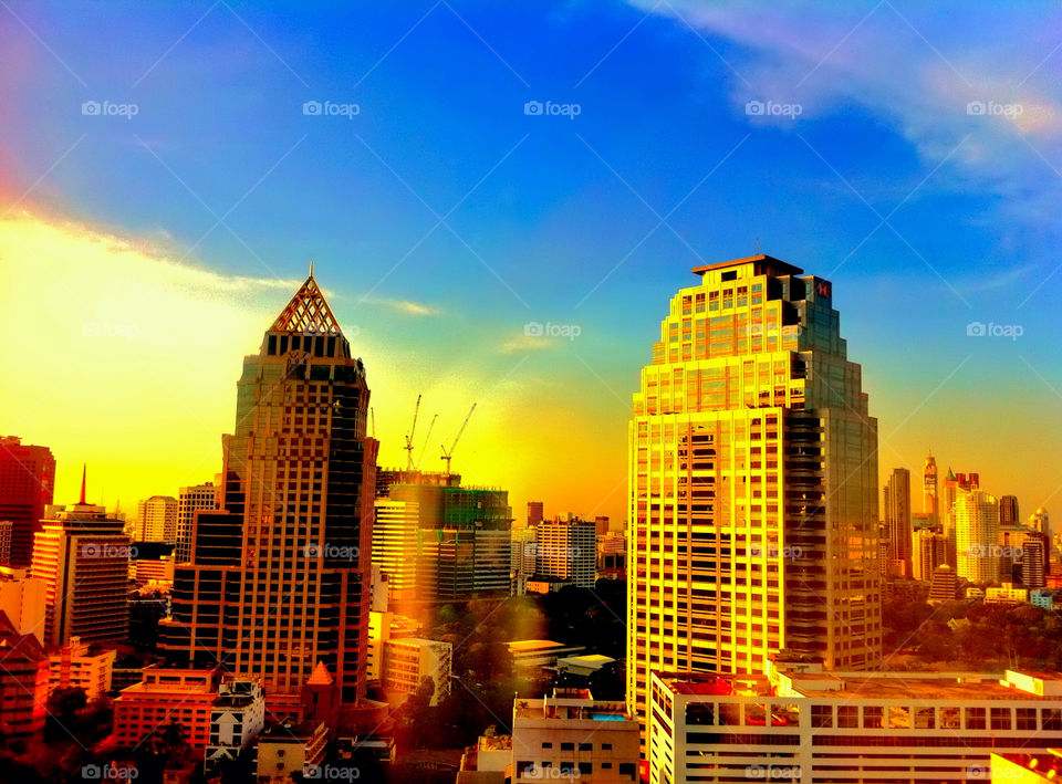 Bangkok skyline version 2