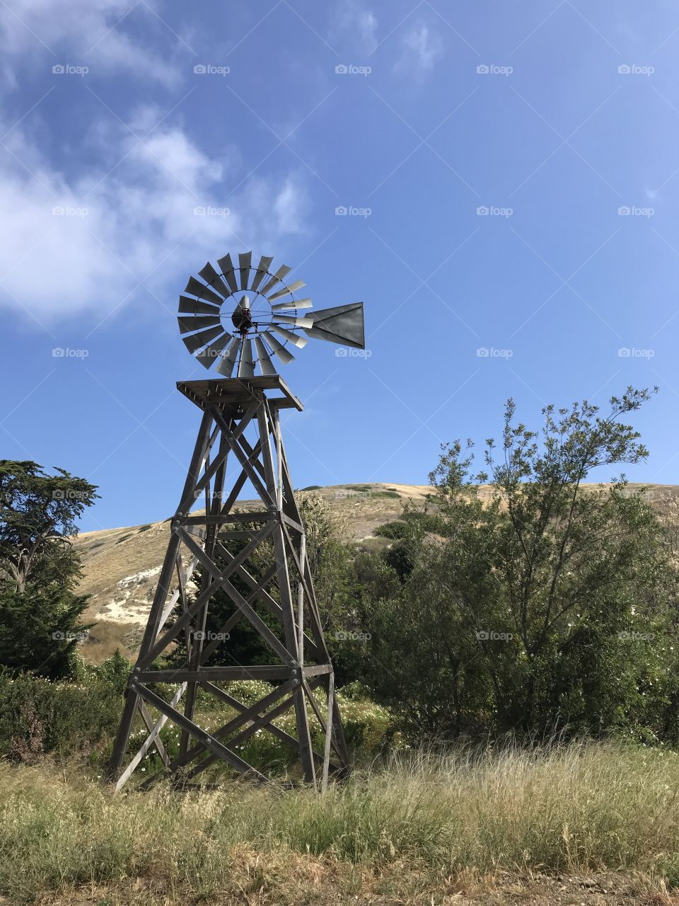 Old fashioned windmill 