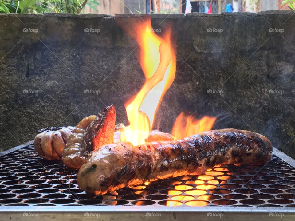 barbecue, barbecue, meat, sausage, picanha, fire, Weekend, family 