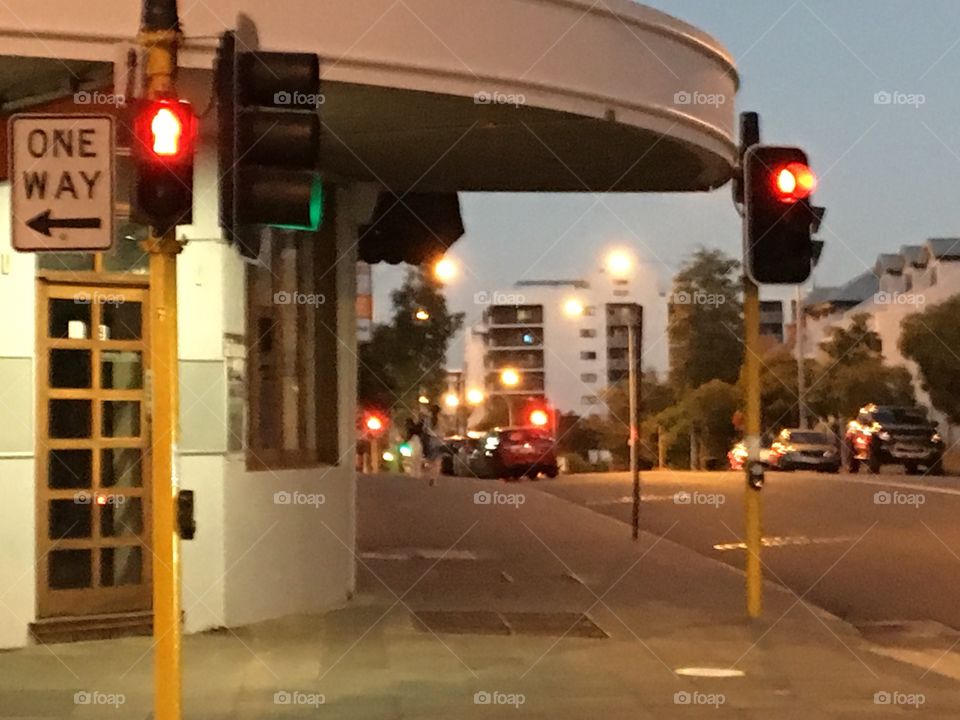 Night street image-road_one way