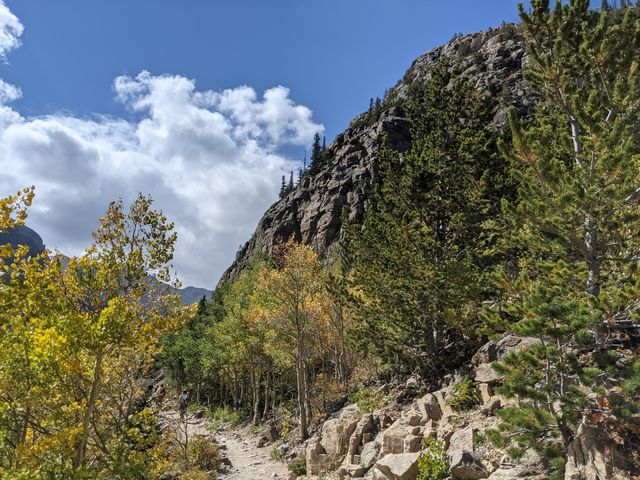 Mountain meets sky