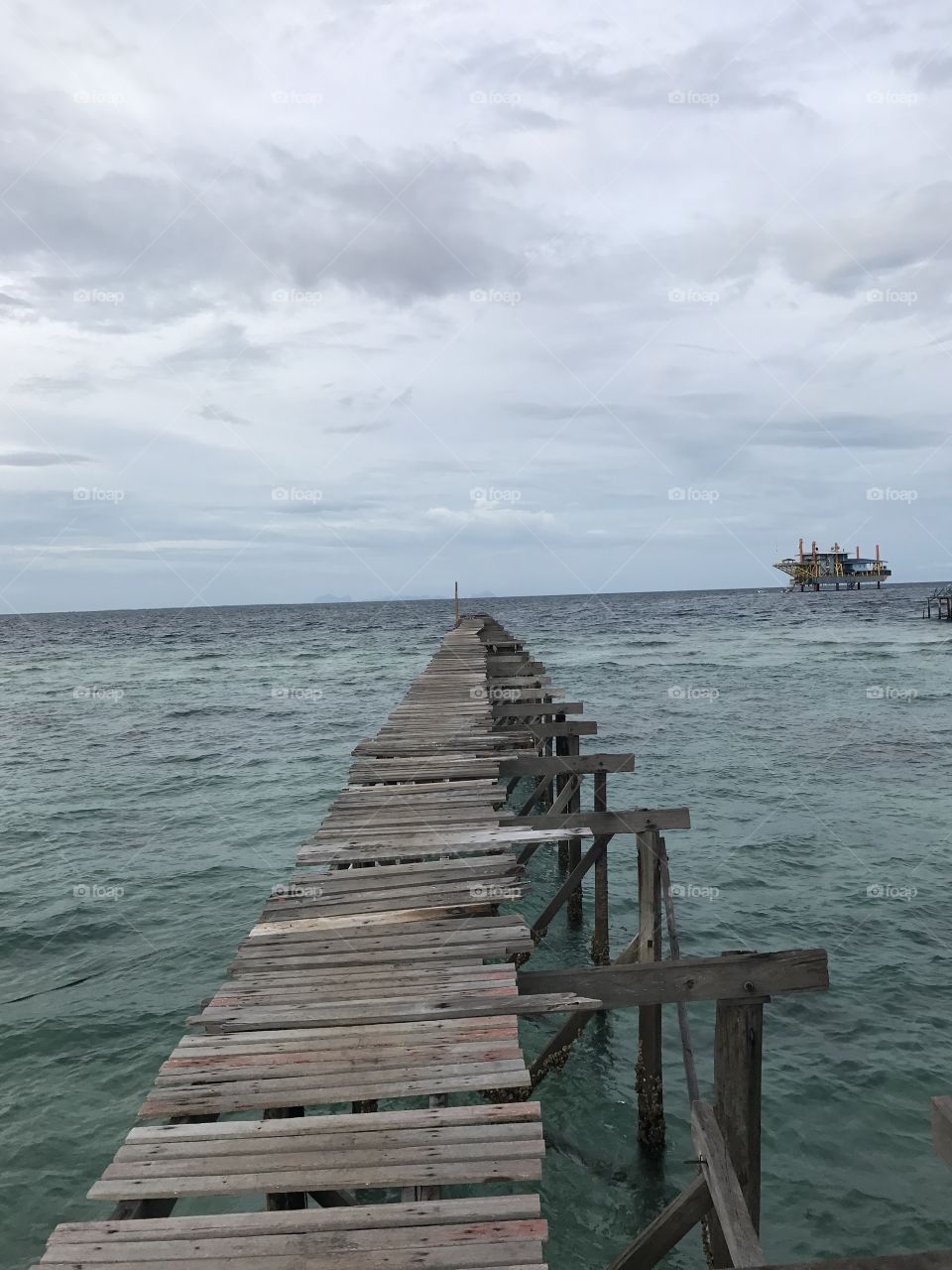 view see offshore at mabul island
