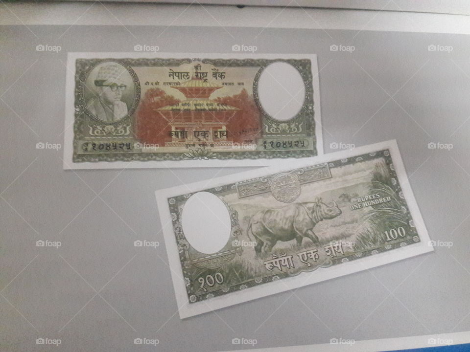 old money of nepal.