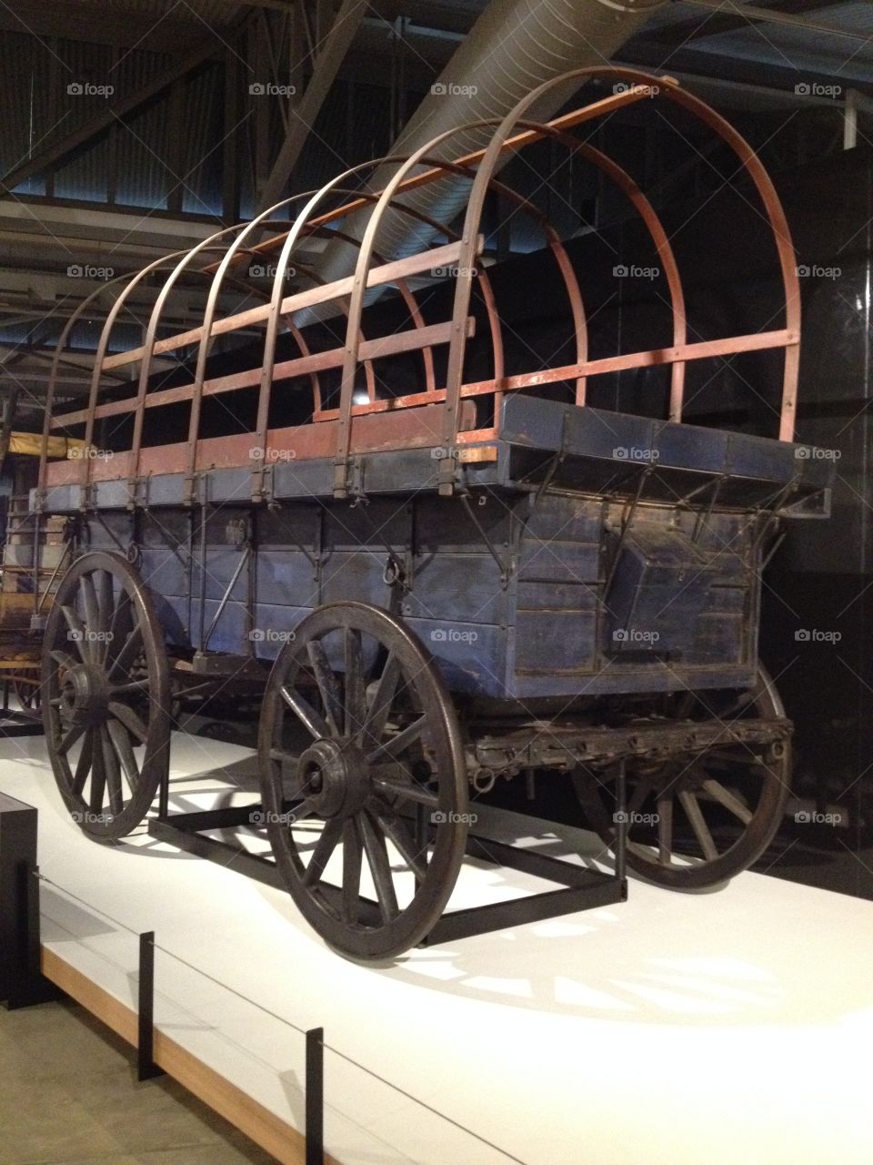 Old horse drawn wagon