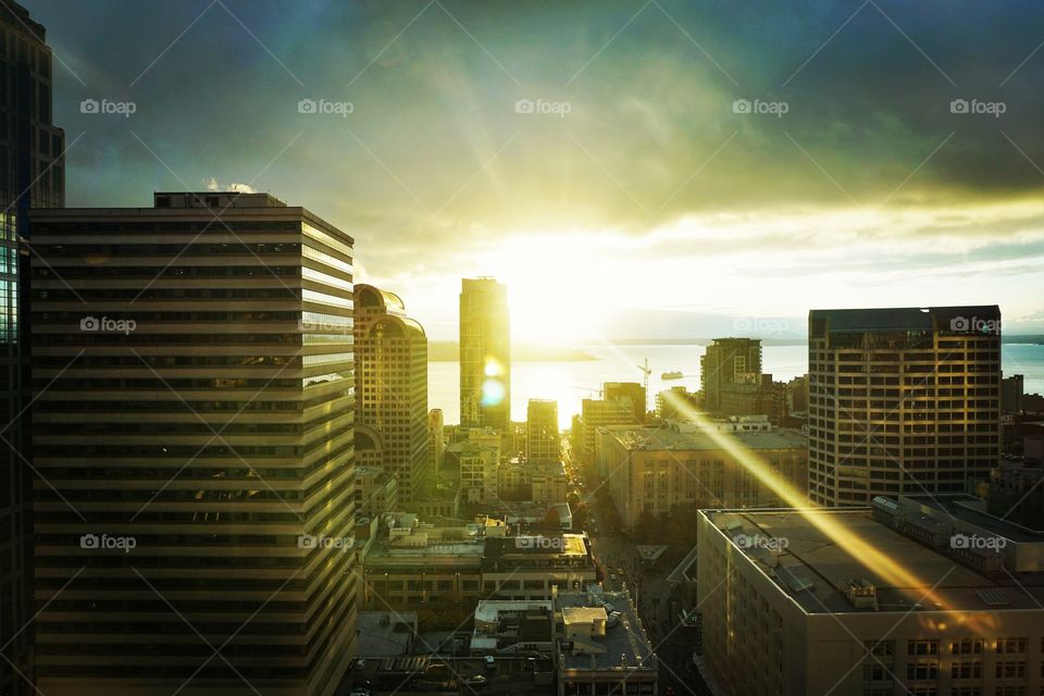 Seattle Skyline. Fall in the PNW is like no other.