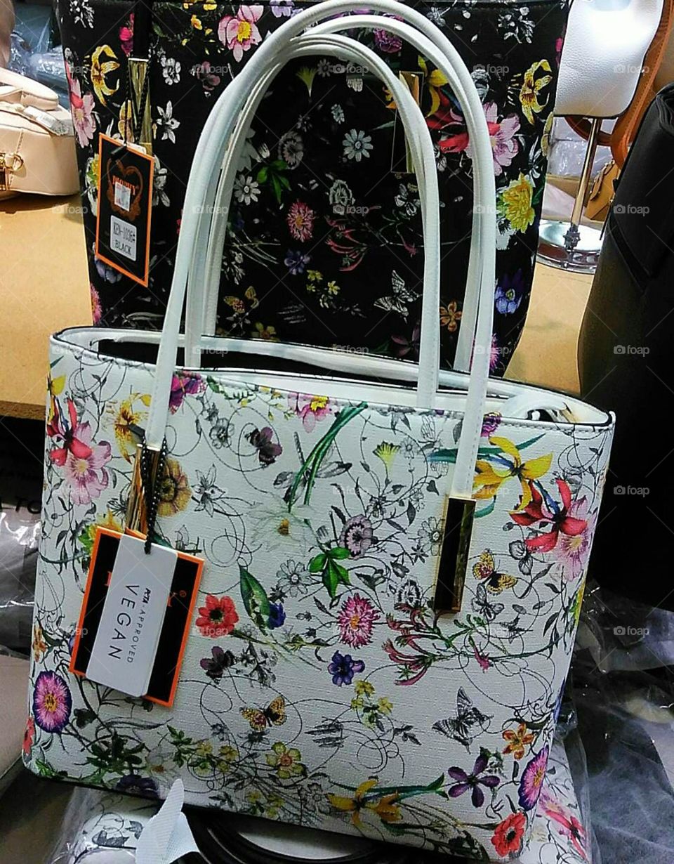 floral handbags