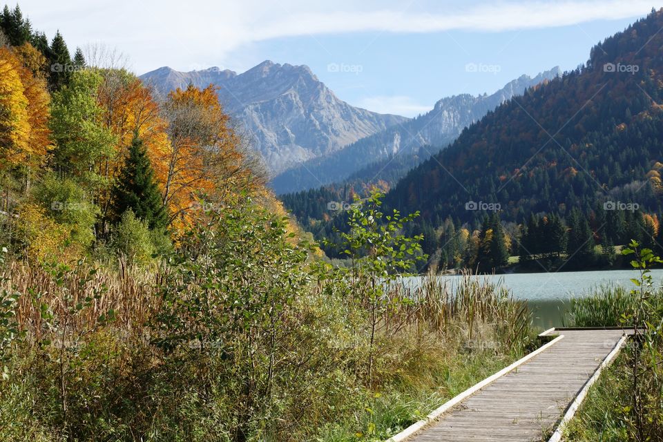 Automne au lac de Vallon