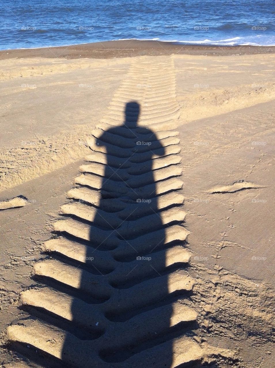 Shadow on the beach 1